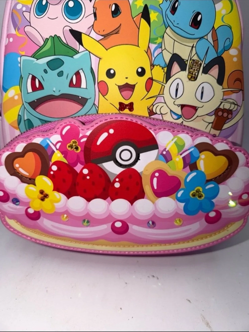 Loungefly Pokemon Birthday Cake Celebration Mini backpack (bedazzled)